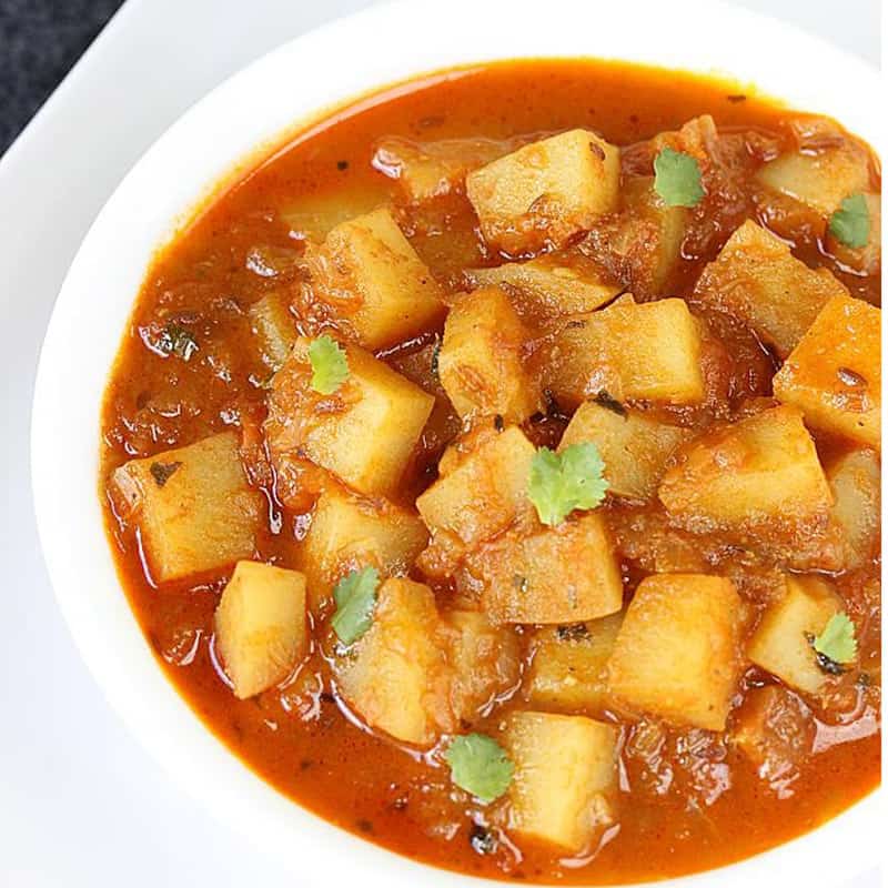  Aloo Curry με πατάτα